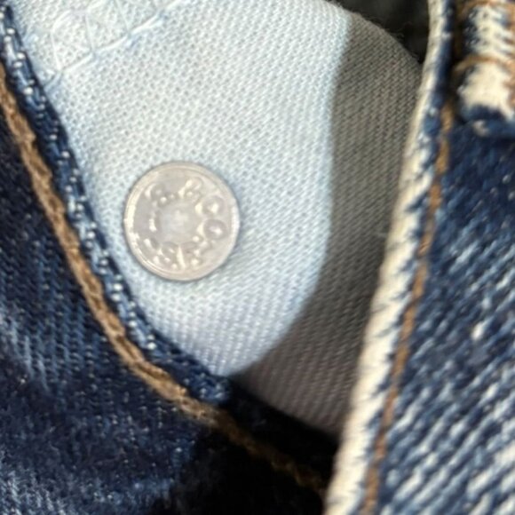 Vintage Levi's 90s Orange Tab 27 Waist Made in USA Blue Acid Wash Denim Retro - Picture 9 of 10